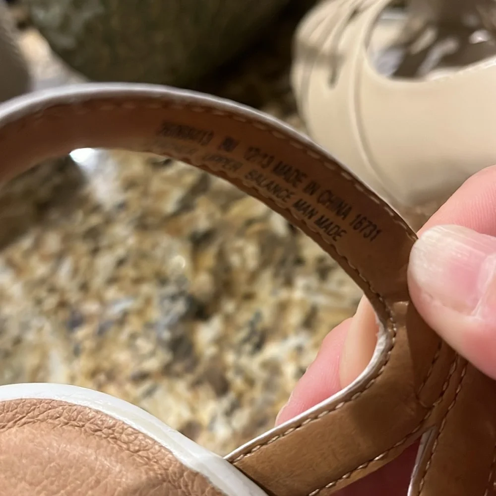 Clark Elegant White Wedge Sandals - Picture 5 of 5